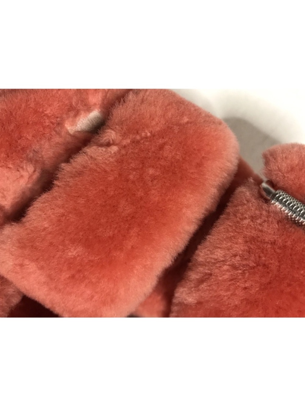 UGG  | Fuzz Yeah Slippers Women's Size 6 Orange Comfort Side Buckle Flats - Picture 7 of 10